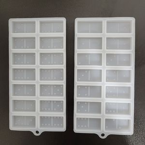Set of 3 Dominos & stand Resin Epoxy Silicone Molds